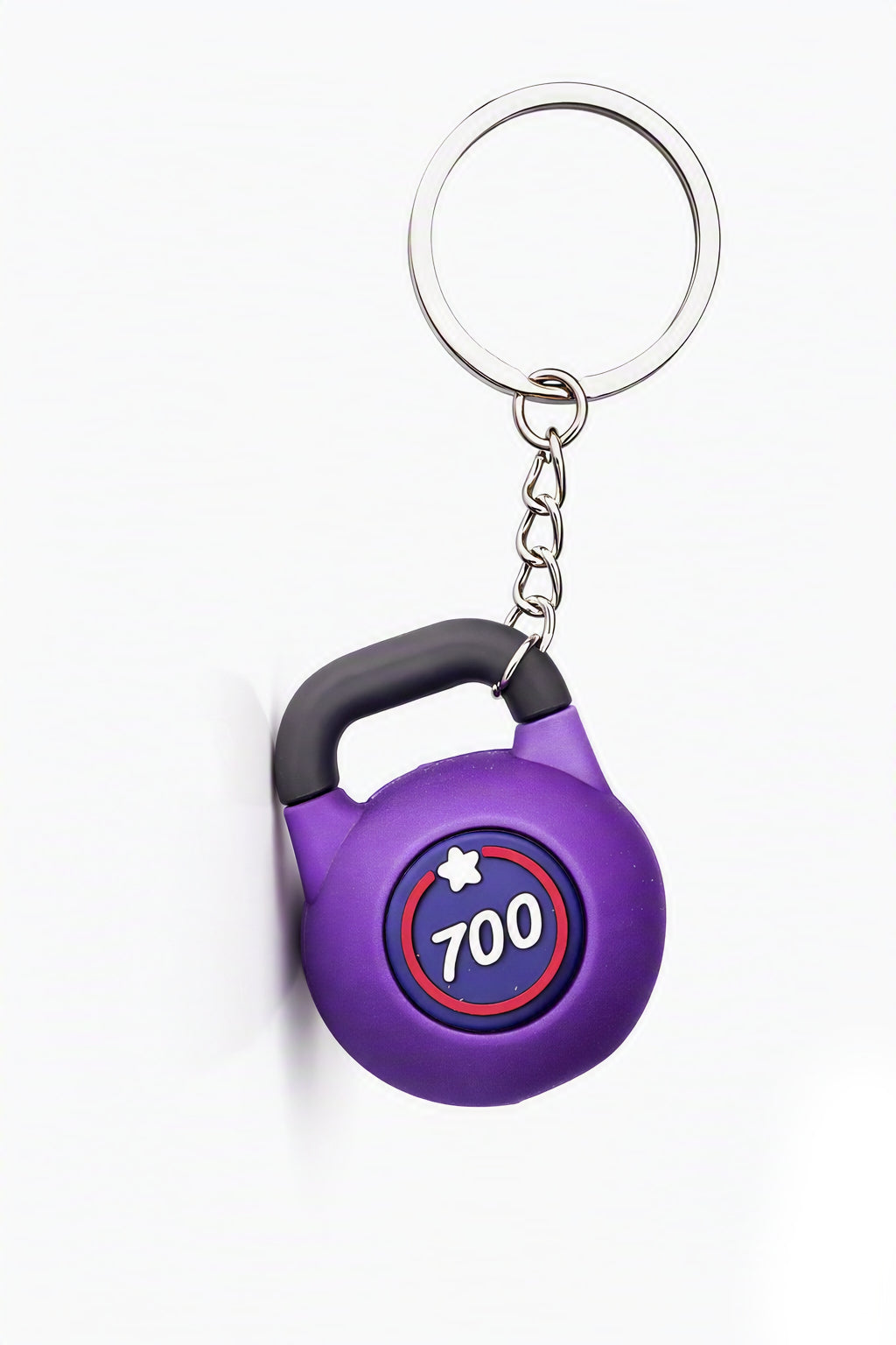Ayahun Mor Kettlebell Anahtarlık