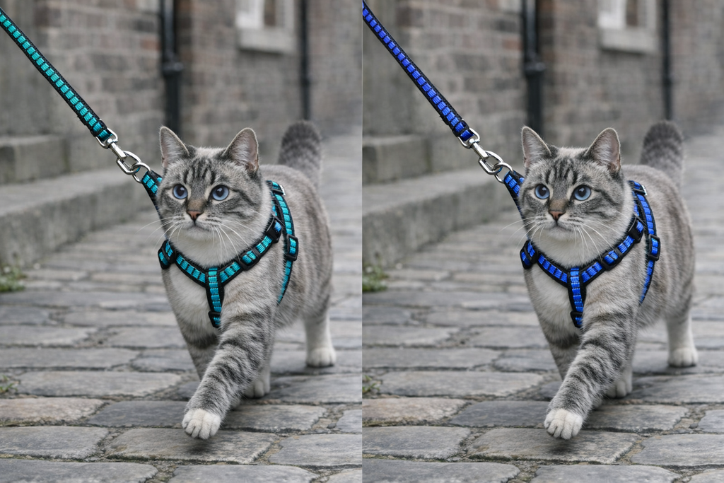 reflektörlü kedi tasması